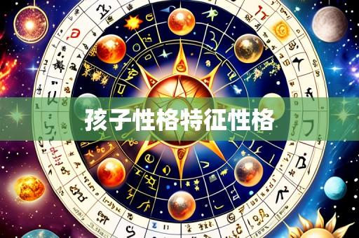 孩子性格特征性格
