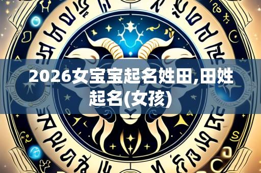 2026女宝宝起名姓田,田姓起名(女孩)