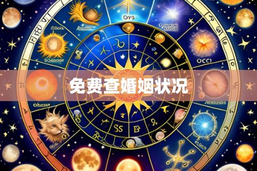 免费查婚姻状况