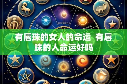 有唇珠的女人的命运 有唇珠的人命运好吗