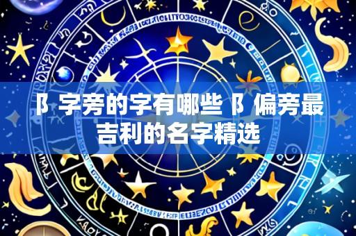 阝字旁的字有哪些 阝偏旁最吉利的名字精选