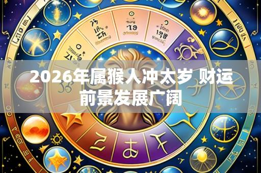 2026年属猴人冲太岁 财运前景发展广阔