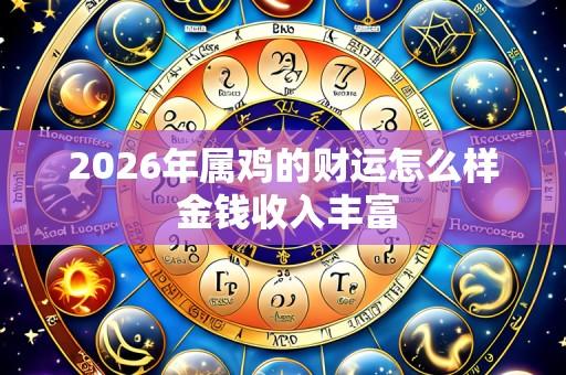 2026年属鸡的财运怎么样 金钱收入丰富