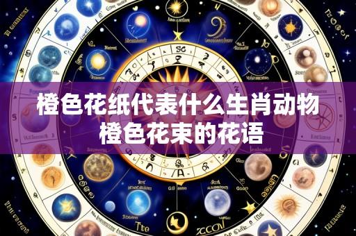 橙色花纸代表什么生肖动物 橙色花束的花语
