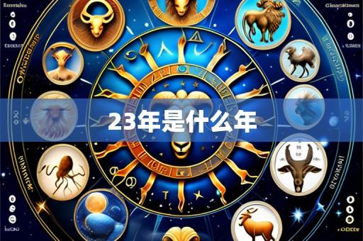 23年是什么年