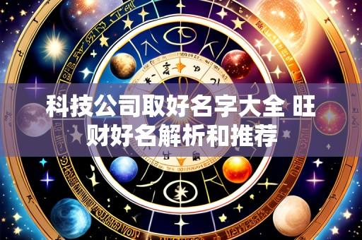 科技公司取好名字大全 旺财好名解析和推荐