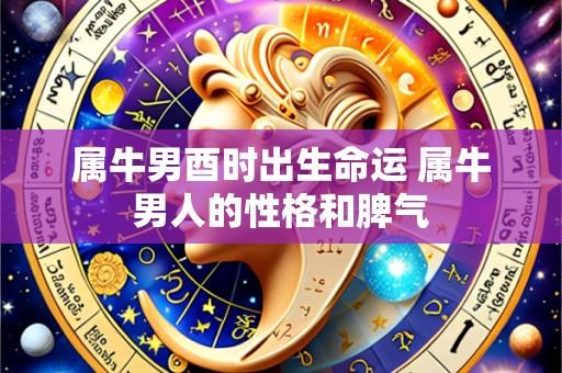 属牛男酉时出生命运 属牛男人的性格和脾气