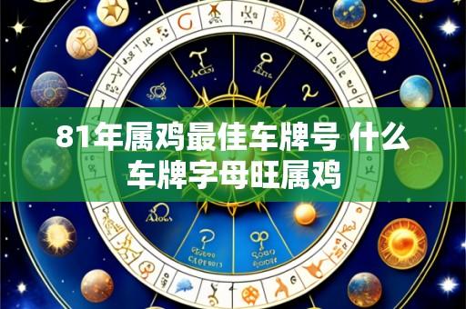 81年属鸡最佳车牌号 什么车牌字母旺属鸡