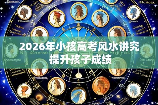 2026年小孩高考风水讲究 提升孩子成绩