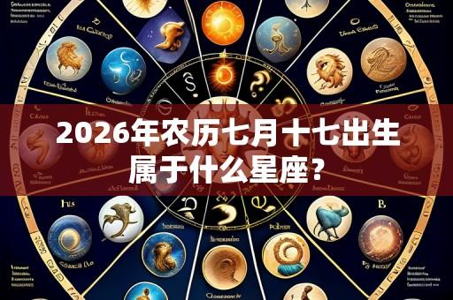 2026年农历七月十七出生属于什么星座?