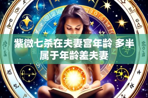 紫微七杀在夫妻宫年龄 多半属于年龄差夫妻