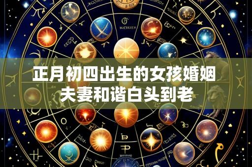 正月初四出生的女孩婚姻 夫妻和谐白头到老