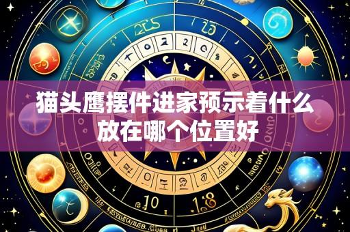 猫头鹰摆件进家预示着什么 放在哪个位置好