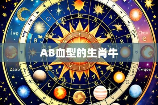 AB血型的生肖牛