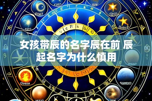 女孩带辰的名字辰在前 辰起名字为什么慎用