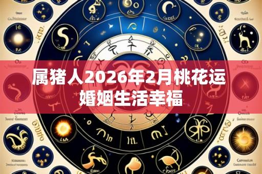 属猪人2026年2月桃花运 婚姻生活幸福
