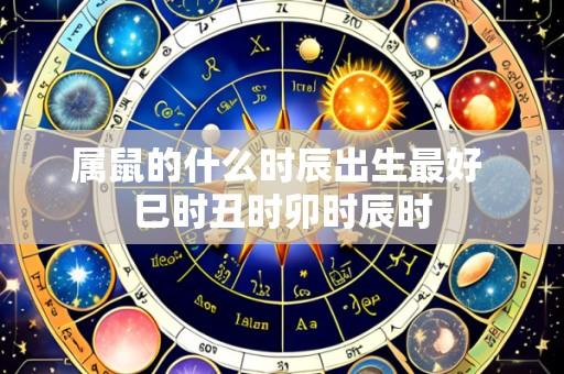 属鼠的什么时辰出生最好 巳时丑时卯时辰时