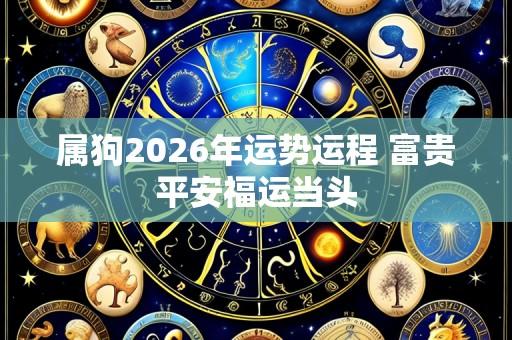 属狗2026年运势运程 富贵平安福运当头