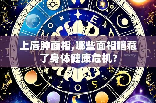 上唇肿面相,哪些面相暗藏了身体健康危机？