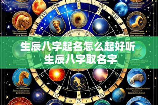 生辰八字起名怎么起好听 生辰八字取名字