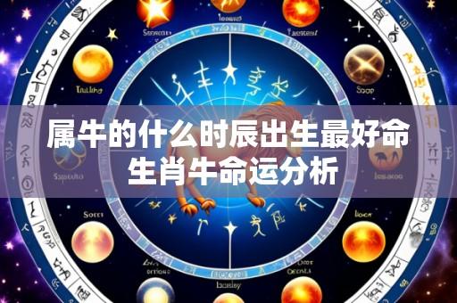属牛的什么时辰出生最好命 生肖牛命运分析