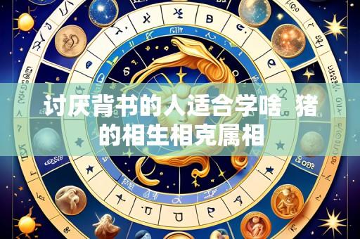 讨厌背书的人适合学啥 猪的相生相克属相