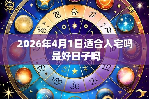 2026年4月1日适合入宅吗 是好日子吗