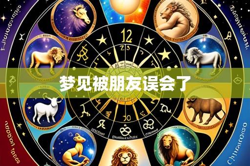 梦见被朋友误会了