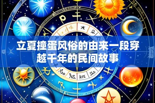 立夏撞蛋风俗的由来一段穿越千年的民间故事