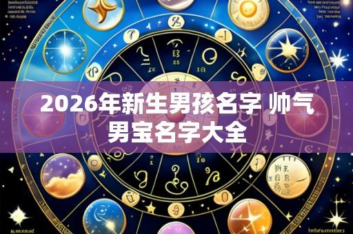 2026年新生男孩名字 帅气男宝名字大全
