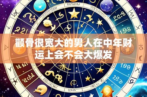 颧骨很宽大的男人在中年财运上会不会大爆发