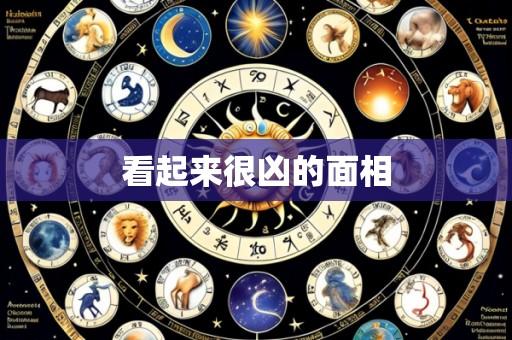 看起来很凶的面相