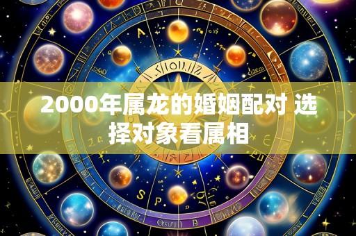 2000年属龙的婚姻配对 选择对象看属相