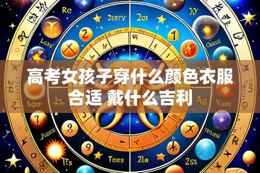 高考女孩子穿什么颜色衣服合适 戴什么吉利