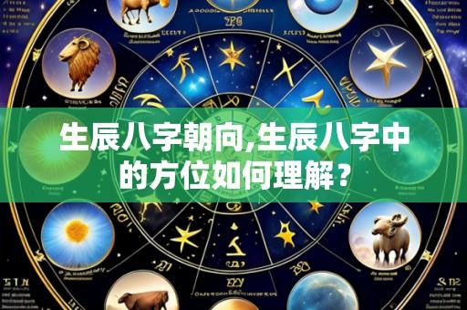 生辰八字朝向,生辰八字中的方位如何理解？