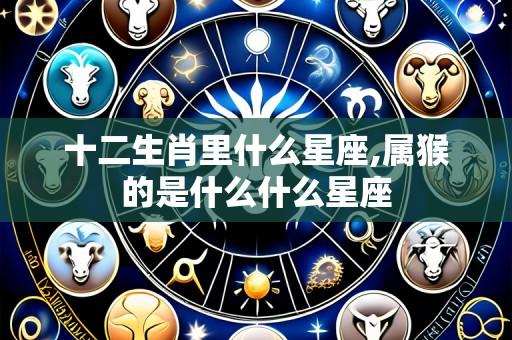 十二生肖里什么星座,属猴的是什么什么星座