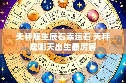天秤座生辰石幸运石 天秤座哪天出生最厉害