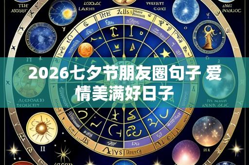 2026七夕节朋友圈句子 爱情美满好日子