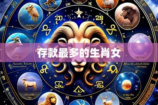 存款最多的生肖女
