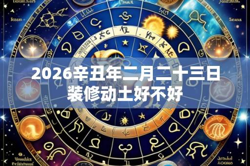 2026辛丑年二月二十三日装修动土好不好