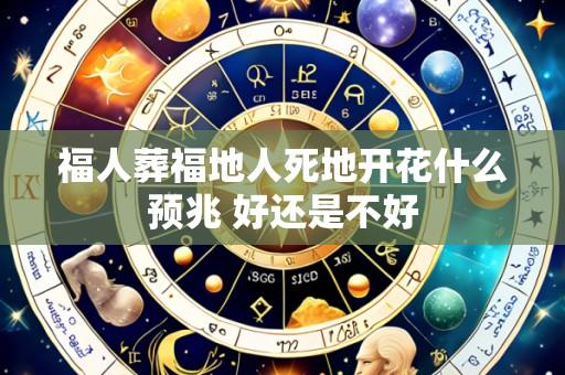 福人葬福地人死地开花什么预兆 好还是不好
