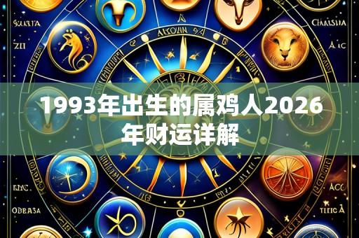 1993年出生的属鸡人2026年财运详解