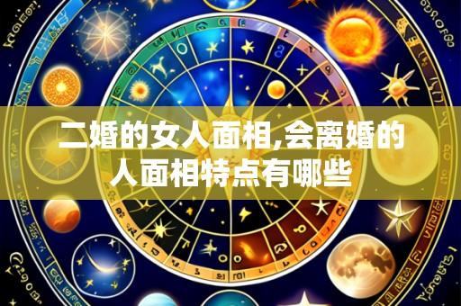 二婚的女人面相,会离婚的人面相特点有哪些