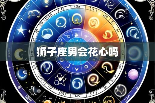狮子座男会花心吗