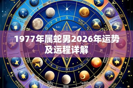 1977年属蛇男2026年运势及运程详解