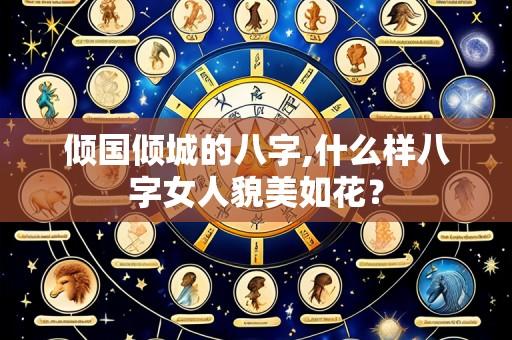 倾国倾城的八字,什么样八字女人貌美如花？