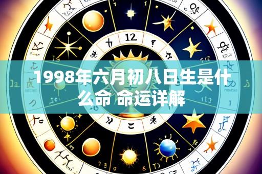 1998年六月初八日生是什么命 命运详解