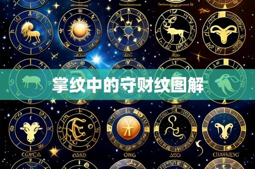 掌纹中的守财纹图解