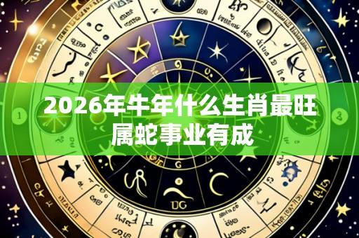 2026年牛年什么生肖最旺 属蛇事业有成