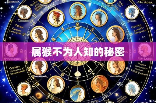 属猴不为人知的秘密